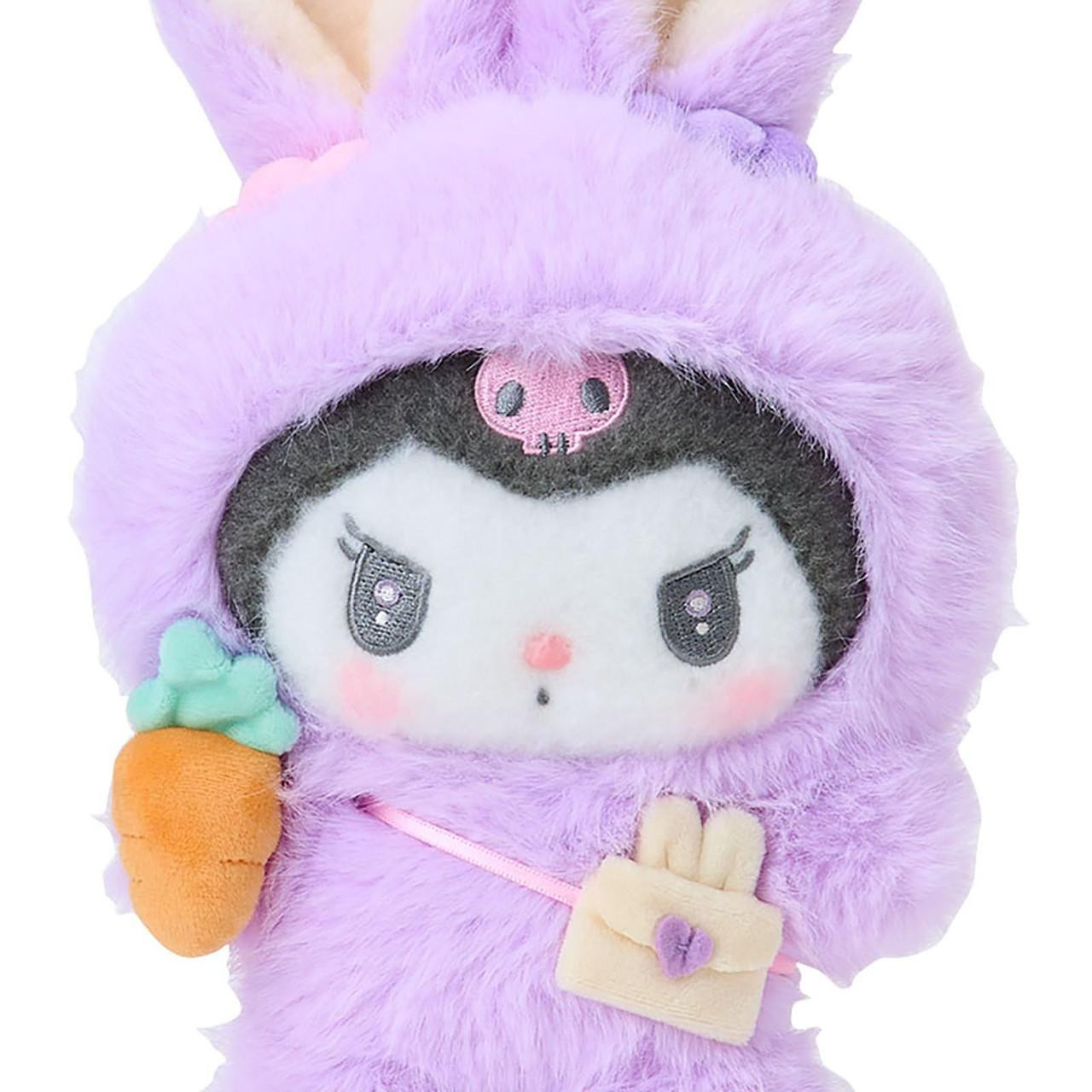 Sanrio Kuromi Plush Toy Fluffy Eared Bunny Club 630683