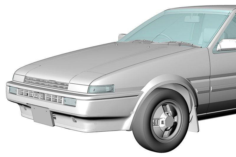 1/24 Toyota Sprinter Trueno AE86 GT APEX Early Model 1983 Plastic