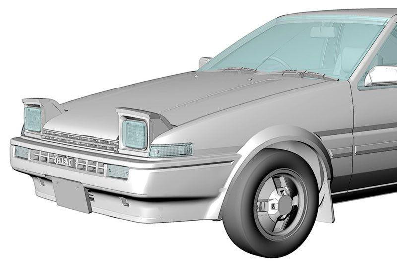 1/24 Toyota Sprinter Trueno AE86 GT APEX Early Model 1983 Plastic