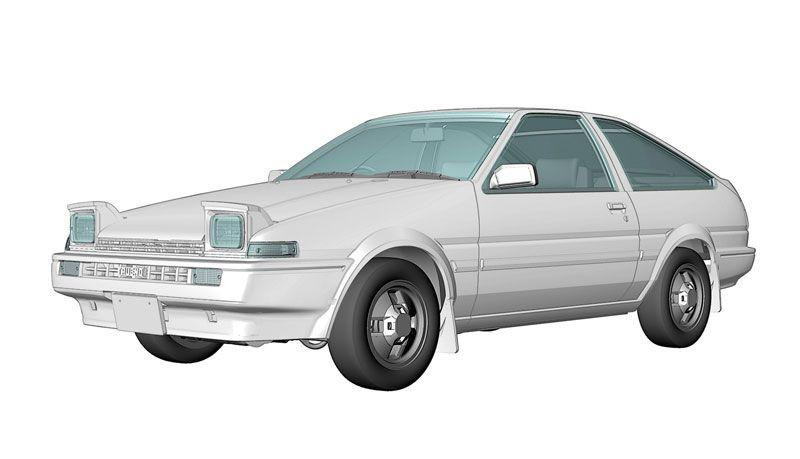 1/24 Toyota Sprinter Trueno AE86 GT APEX Early Model 1983 Plastic