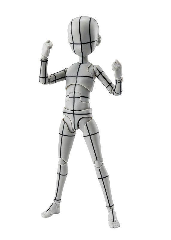 S.H.Figuarts Body-kun Ken Sugimori Edition Wireframe Gray Color