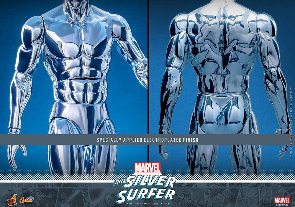 1/6 Comic Masterpiece Silver Surfer Fully Poseable Figure (Marvel