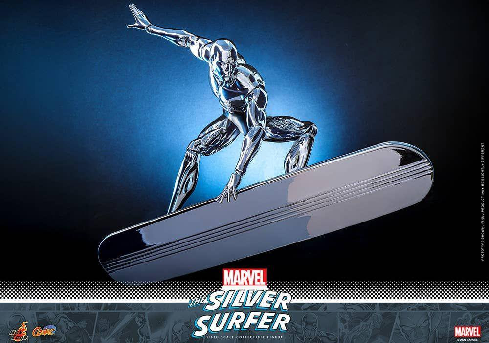1/6 Comic Masterpiece Silver Surfer Fully Poseable Figure (Marvel 1/6 Comic Masterpiece Silver Surfer Fully Poseable Figure (Marvel