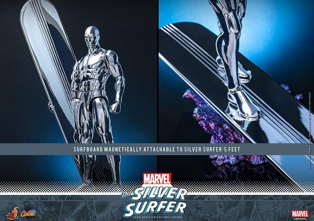 1/6 Comic Masterpiece Silver Surfer Fully Poseable Figure (Marvel