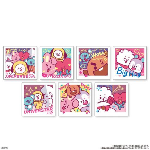 BT21 Die-Cut Sticker Snack - Bandai Candy