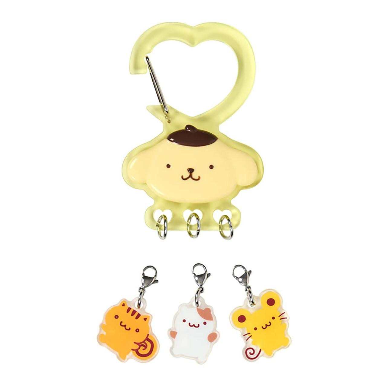 Sanrio PomPom Purin Carabiner Key Holder (Together With Favorite