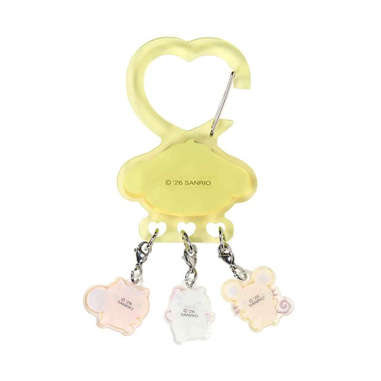 Sanrio PomPom Purin Carabiner Key Holder (Together With Favorite