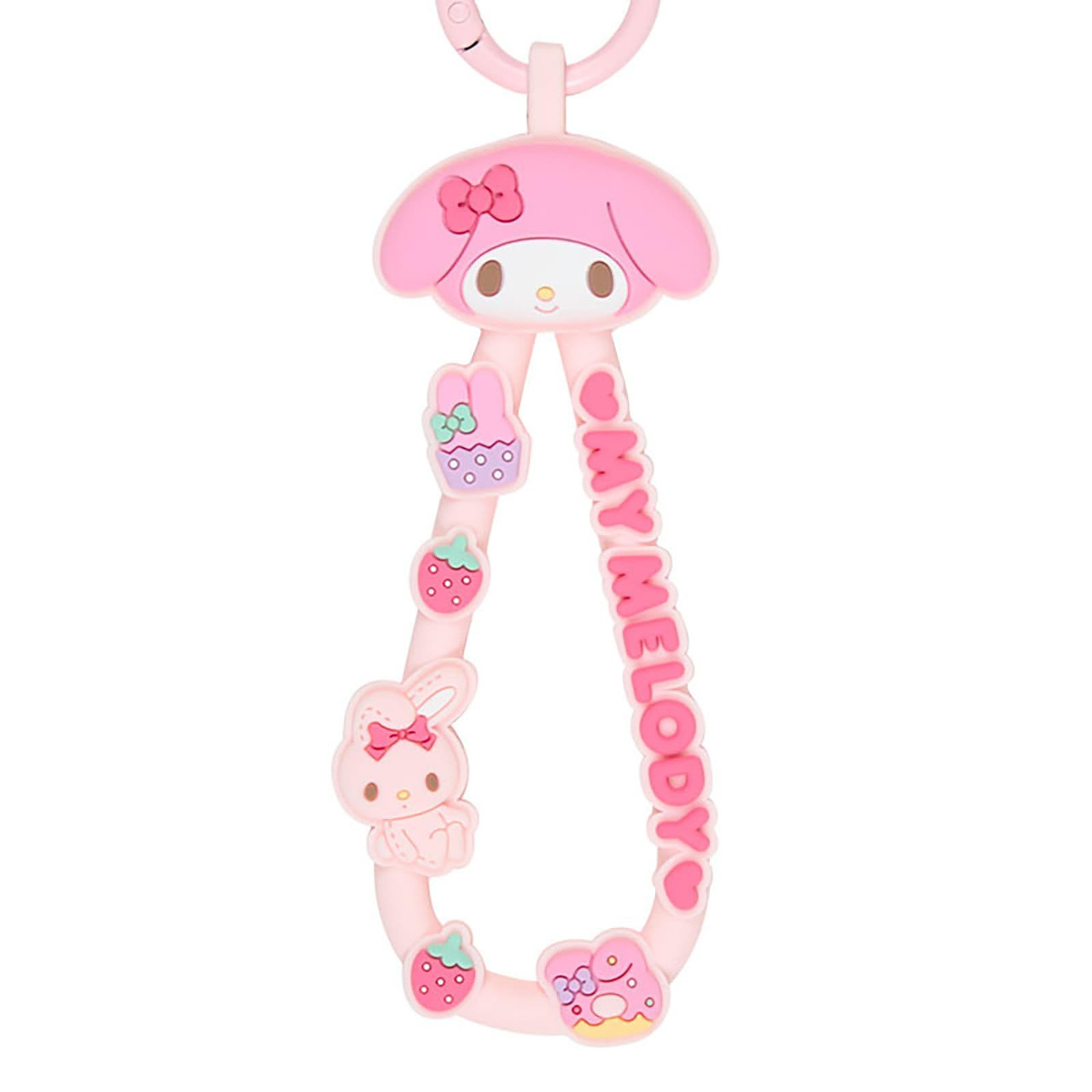 Sanrio My Melody ロリータ ファスナーマスコット　激レア！ Sanrio My Melody Rubber Cord Keychain Character Awards First