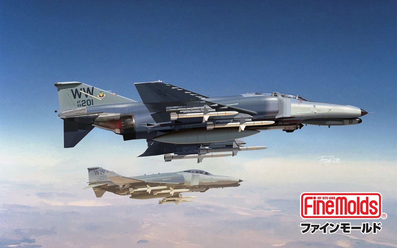 1/72 US Air Force F-4G Wild Weasel Gulf War Plastic Model