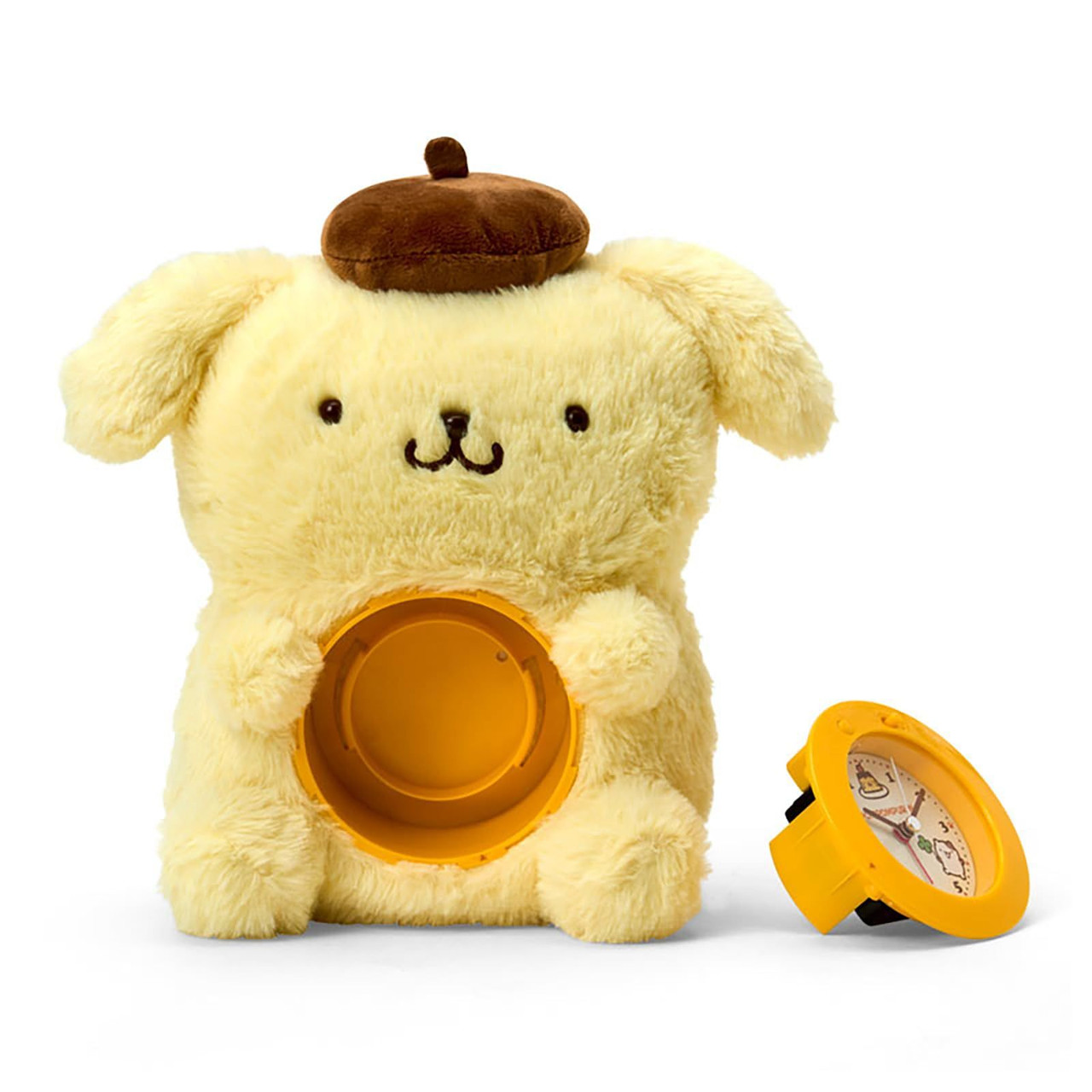 Sanrio PomPom Purin Plush Alarm Clock (Pudding For Fullness And