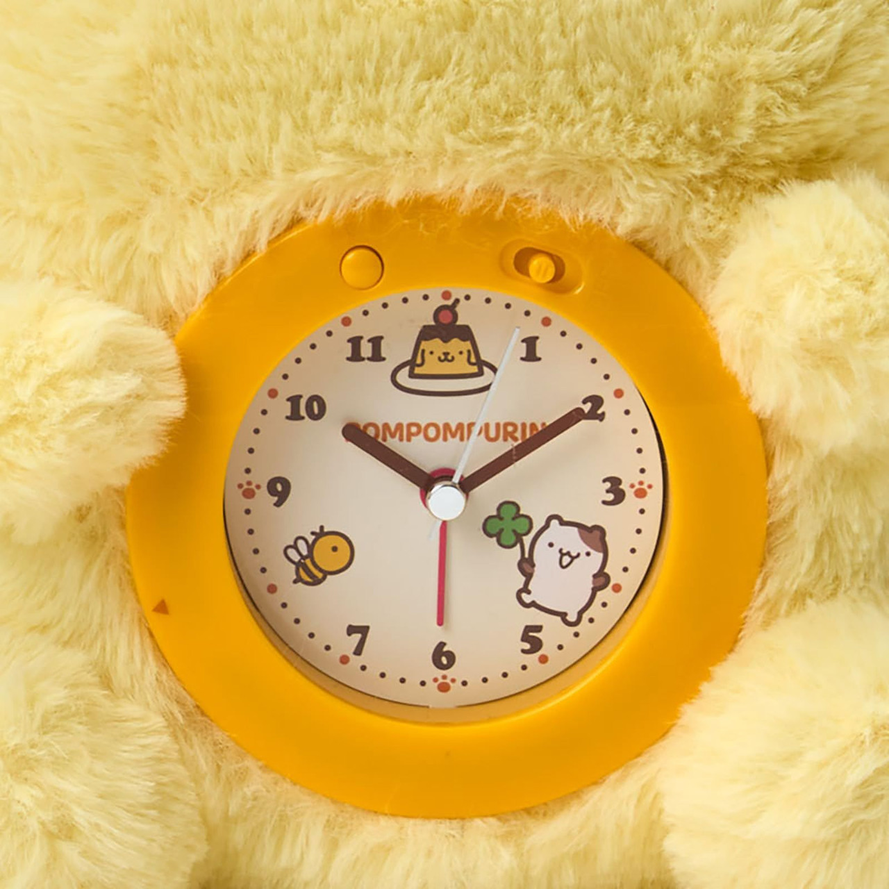 Sanrio PomPom Purin Plush Alarm Clock (Pudding For Fullness And