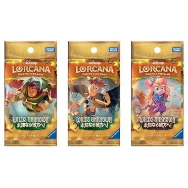 Disney Lorcana TCG Japanese Edition Booster Pack Wilds Unknown To
