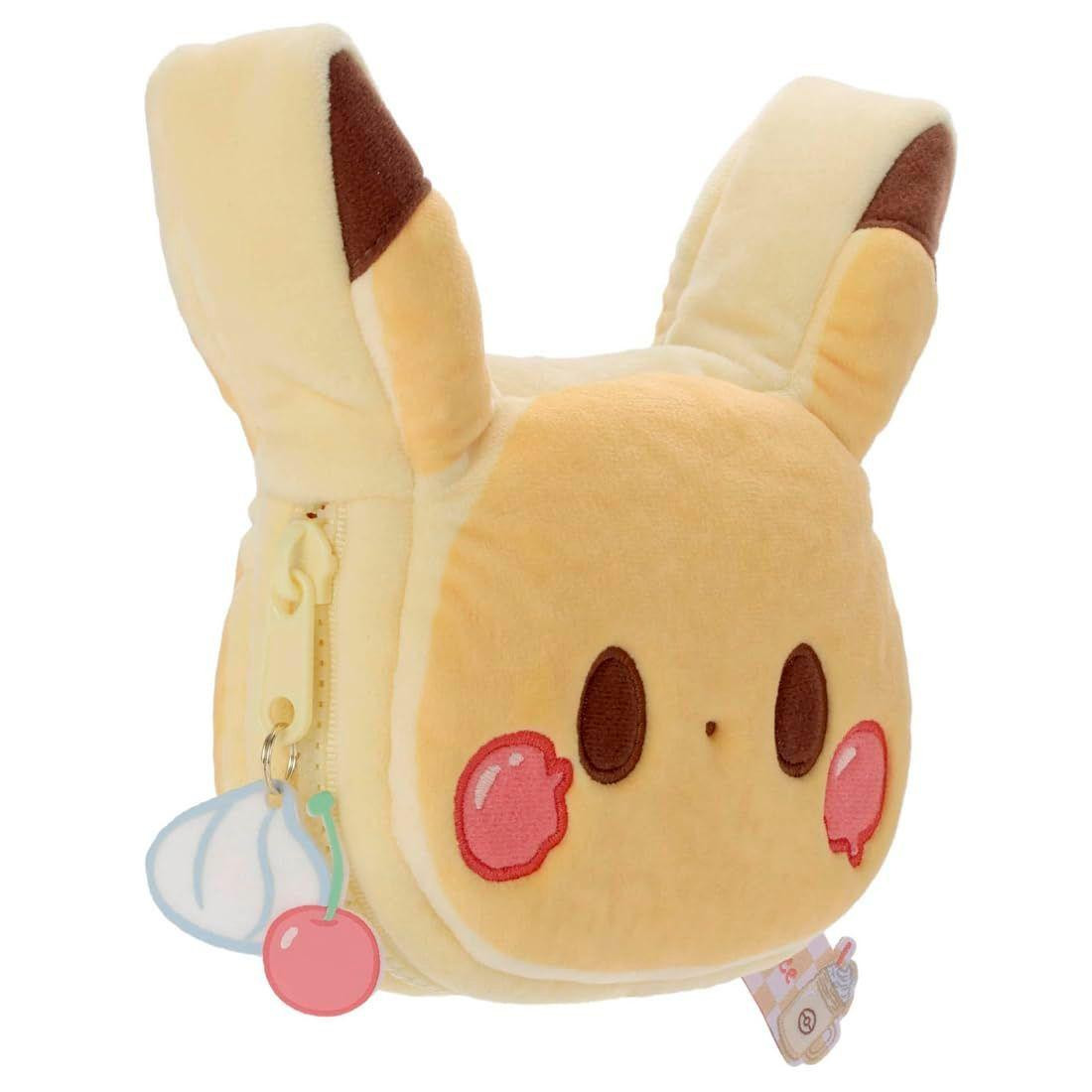 Takara Tomy Arts Pokemon PokePeace Plush Pouch Pancake Style Pikachu