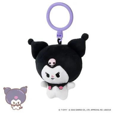 からふるくみくる　 CCP KUMI CREATOR ASOBIATION Puni Commu Puni Plush Keychain Kuromi Puni Runz