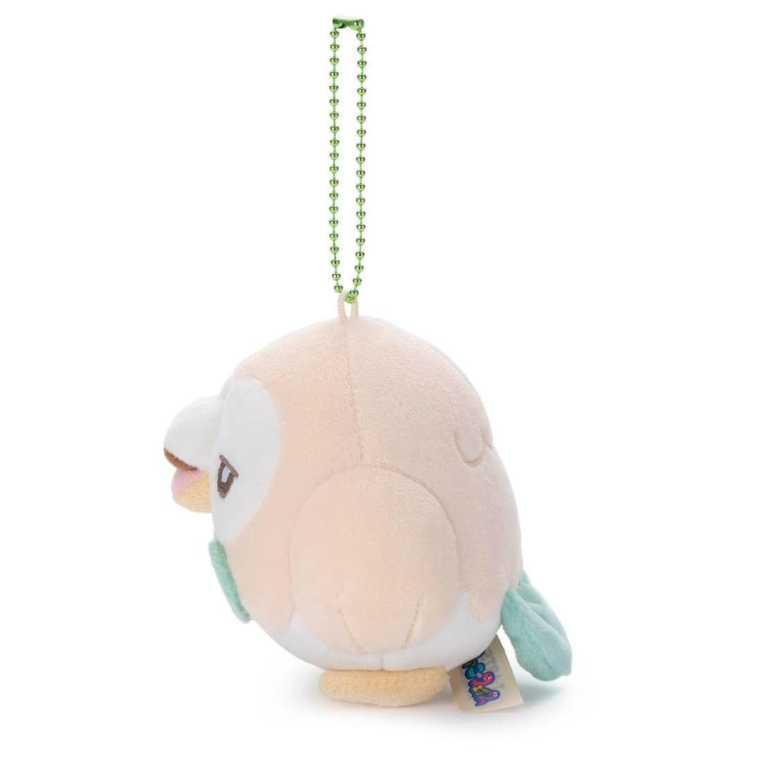 Takara Tomy Arts Pokemon PokePeace Funny Face Ball Chain Mascot Rowlet
