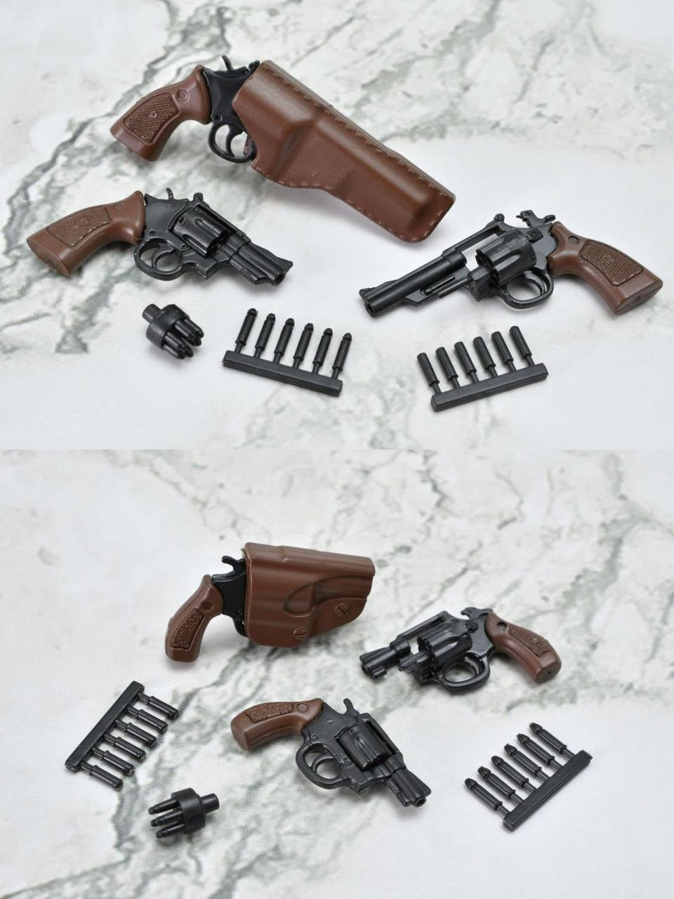Tomytec Little Armory 1/12 LA111 Revolver Set B Unpainted Assembly