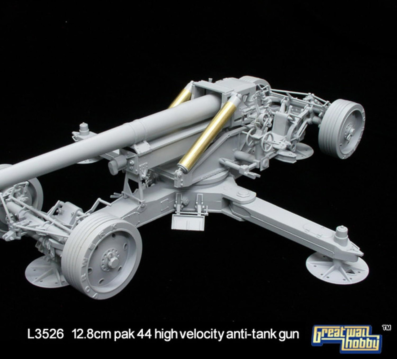 Great Wall Hobby WWII German Pak 44 Anti Tank Gun Model Kit L3526