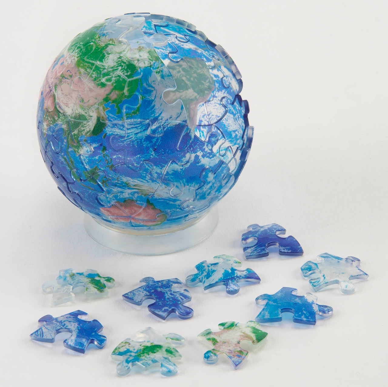 Jigsaw Puzzle - 3D Spherical Puzzle Clear Earth 2003- Replacement