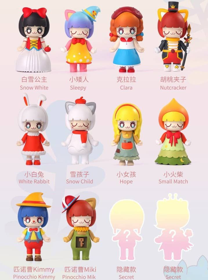 CandyBOX Kimmy & Miki Fairy Tale Series Vol.2 Box (10pcs)