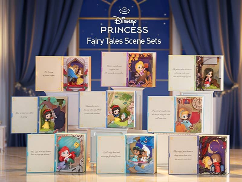 Disney Princess Fairy Tales Scene Sets Full Box (8pcs)