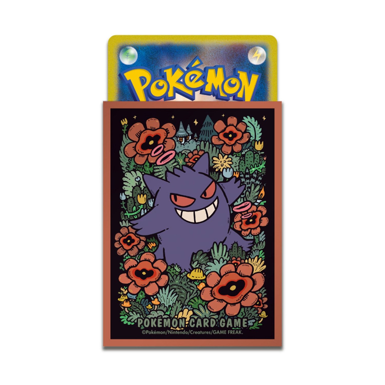 Pokemon Card Game TCG Deck Sleeves Premium Gloss Gengar Orange Pokemon Card Game TCG Deck Sleeves Premium Gloss Gengar Orange