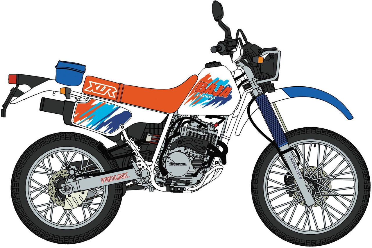 1/12 Honda XLR BAJA (MD22) (1992) Plastic Model 1/12 Honda XLR BAJA (MD22) (1992) Plastic Model