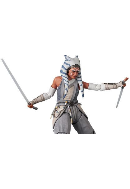 BLACK OPS アクションフィギュア ホワイトカモ MAFEX No.315 Ahsoka Tano White Costume Ver. Figure (AHSOKA)
