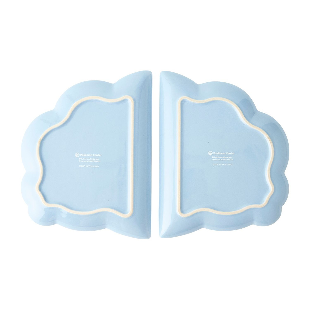 Pokemon Center Original Half And Half Pair Plate Set Mogu Mogu