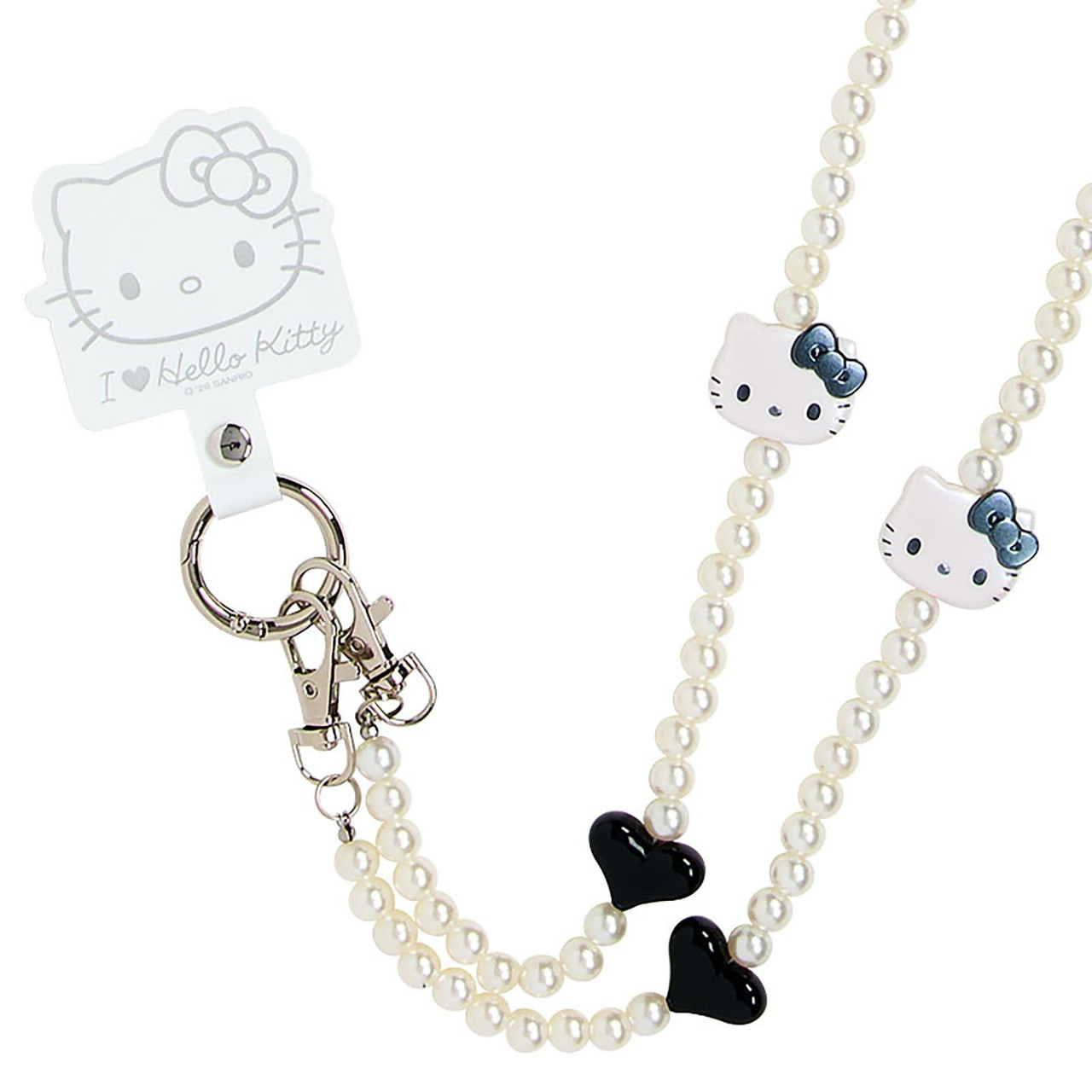 Sanrio Other Shoulder Strap (I Love Hello Kitty) Black 924211