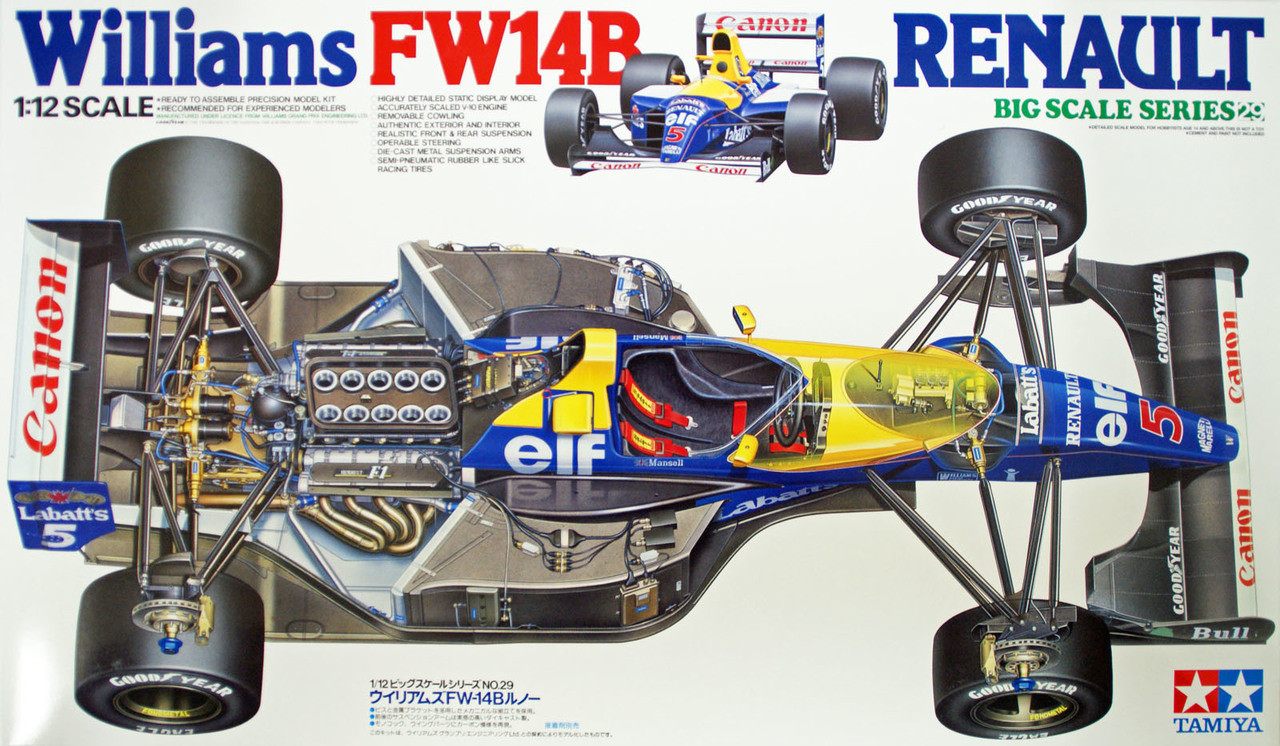 格安即決 タミヤ Williams FW14B Renault 1 12 プラモデル fawe.org