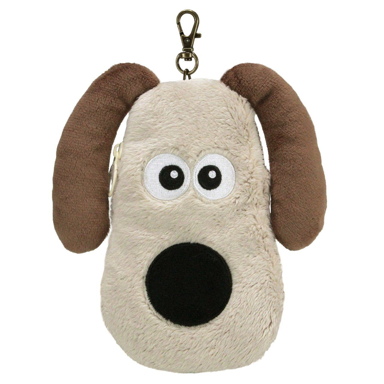 T's Factory Wallace And Gromit Plush Face Pass Case Gromit T's Factory Wallace And Gromit Plush Face Pass Case Gromit