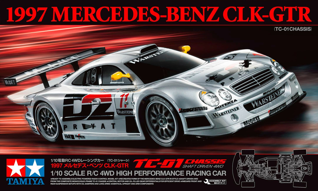 ホビーラジコン 1997 MERCEDES-BENZ CLK-GTR 1/10 Tamiya 1/10 Electric RC Car Series No 731 1997 Mercedes Benz CLK
