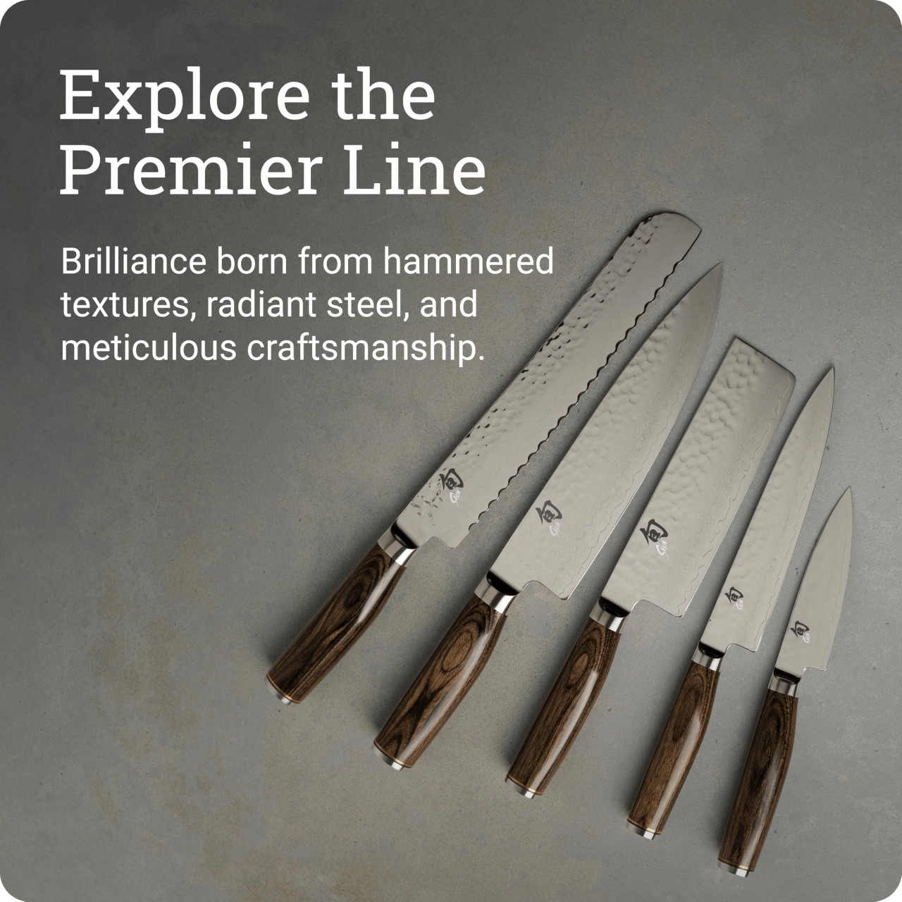 KAI Shun Premier Santoku All Purpose Knife Ambidextrous Made In