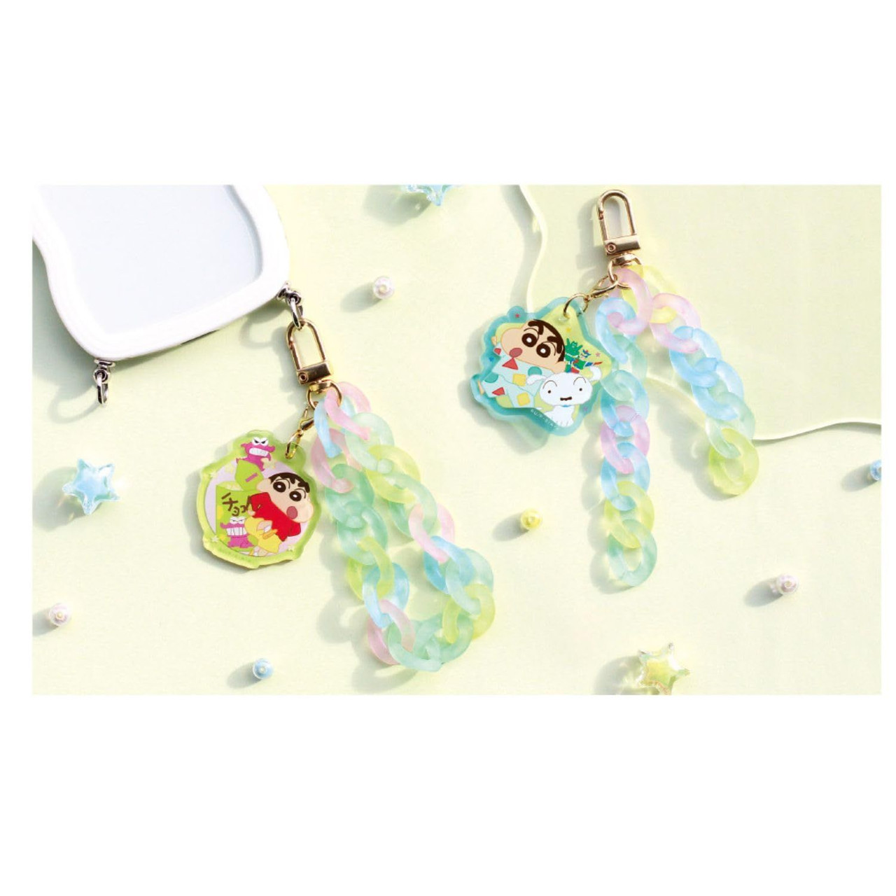 T's Factory Crayon Shin Chan Connectable Ring Strap Chocobi
