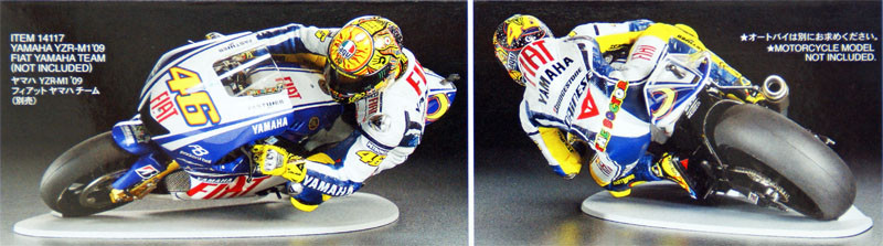Tamiya 14118 Valentino Rossi Rider Figure (High Speed Riding) 1/12