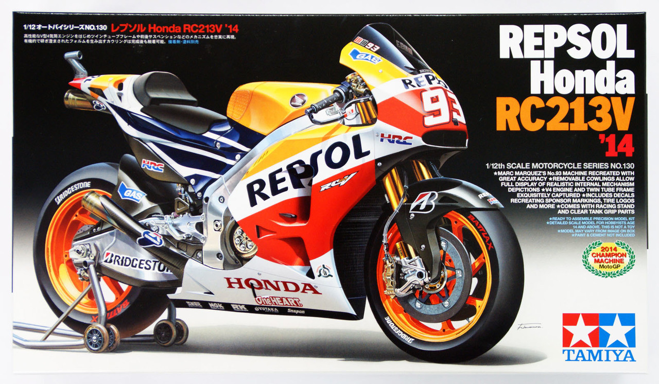 Tamiya 14130 Repsol Honda RC213V'14 1/12 Scale Kit