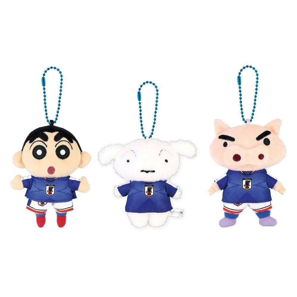 T's Factory Shin Chan Plush Mascot Japan National Soccer Team Shiro