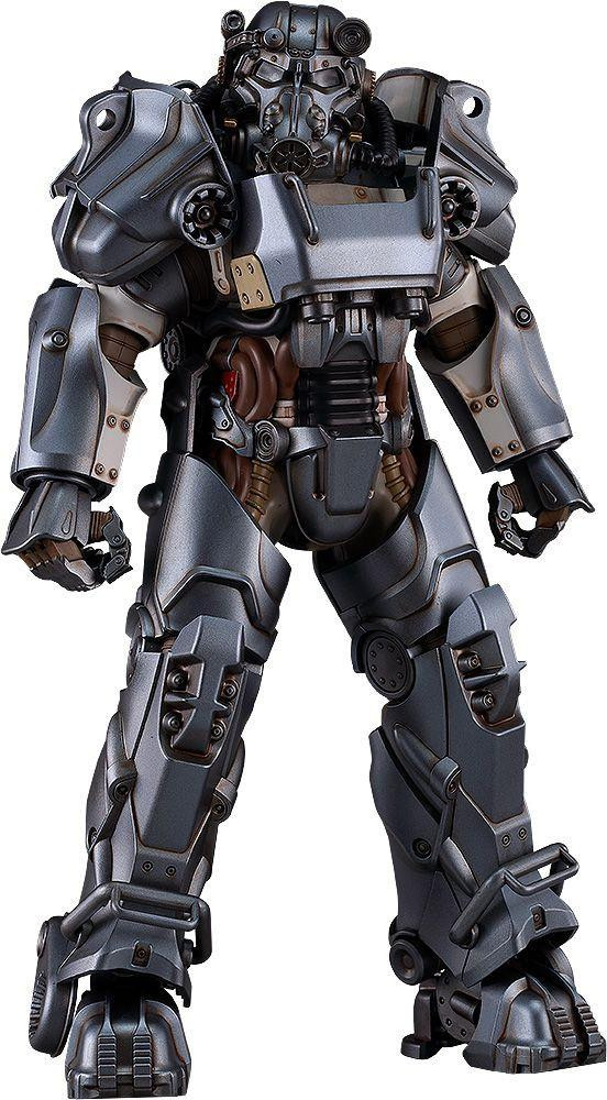 PLAMATEA T-60 Power Armor Fallout Model Kit - tampilan utama armor lengkap dengan senjata