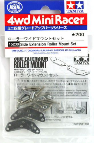 Tamiya 15230 Mini 4WD Side Extension Roller Mount Set - Plaza Japan