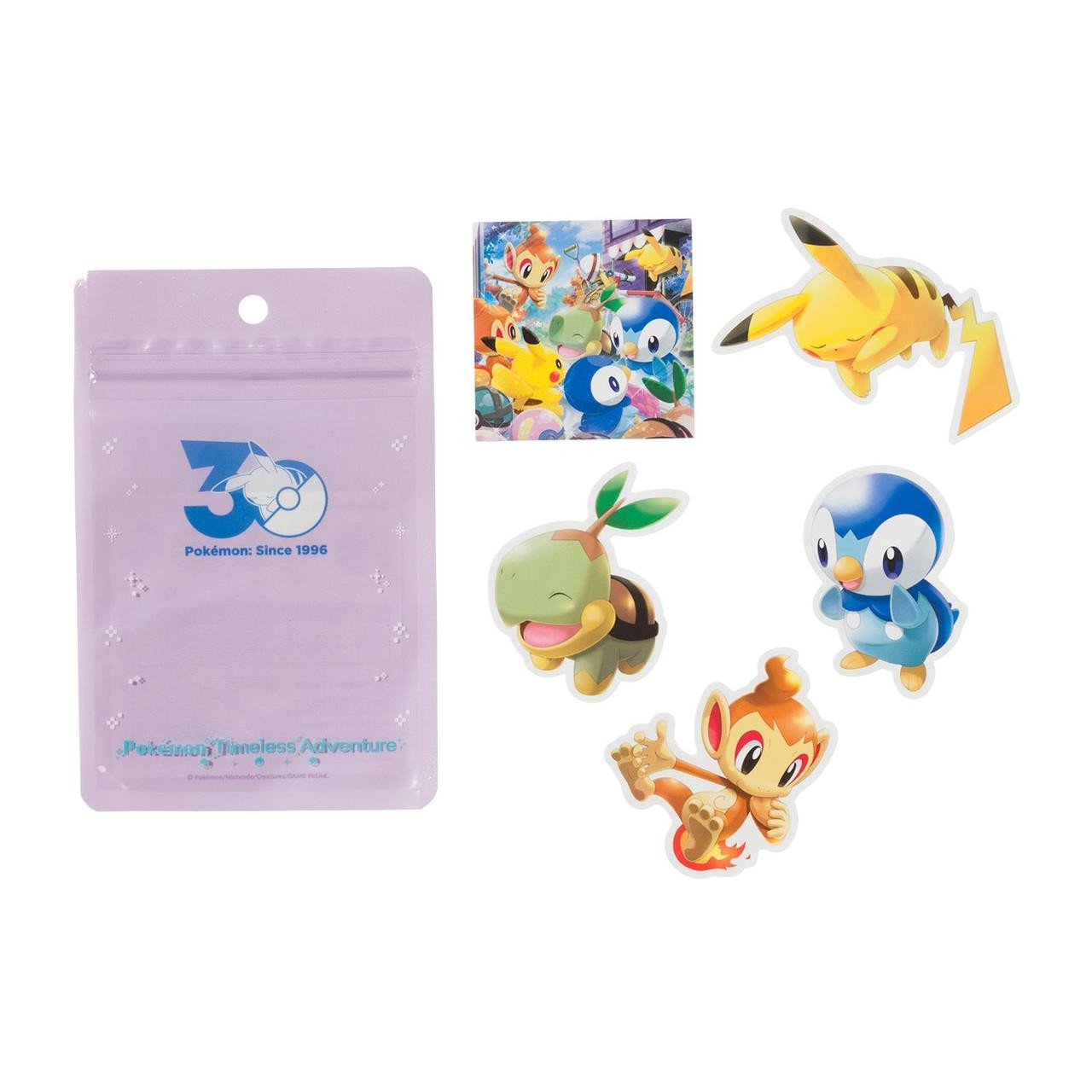 Pokemon Center Original Sticker Set Pokemon Timeless Adventure Sinnoh