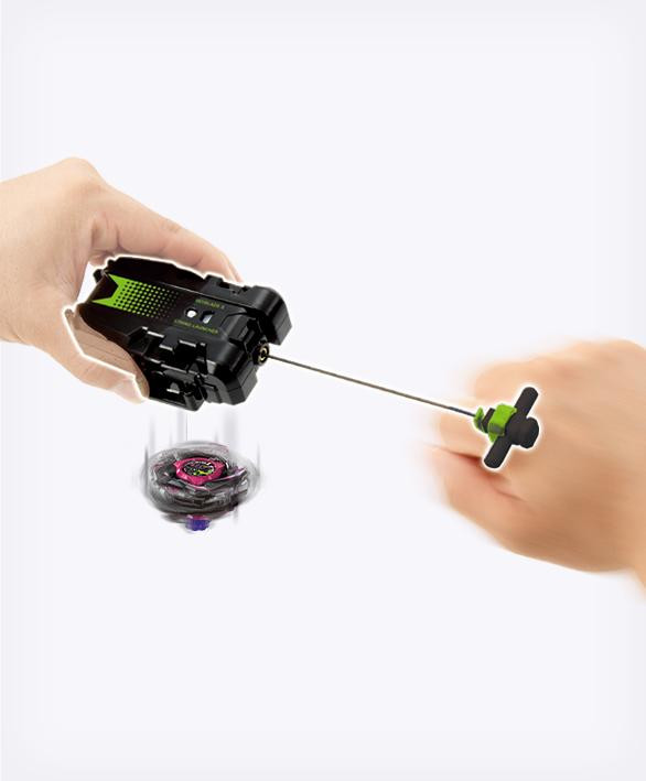 TAKARA TOMY BEYBLADE X BX-51 String Launcher Black × Green