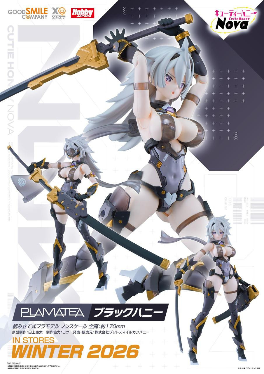 PLAMATEA Black Honey Plastic Model (Cutie Honey Nova)