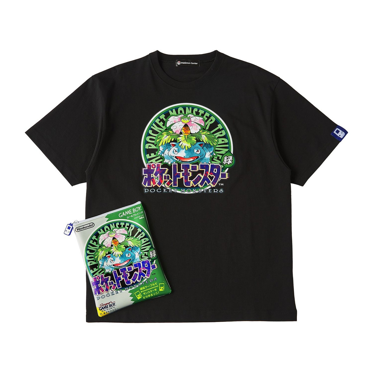 Pokemon Center Original Package T-Shirt In Pouch Pocket Monsters