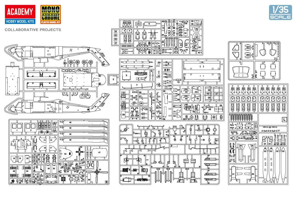1/35 Japan Ground Self-Defense Force UH-60JA Black Hawk Plastic Model