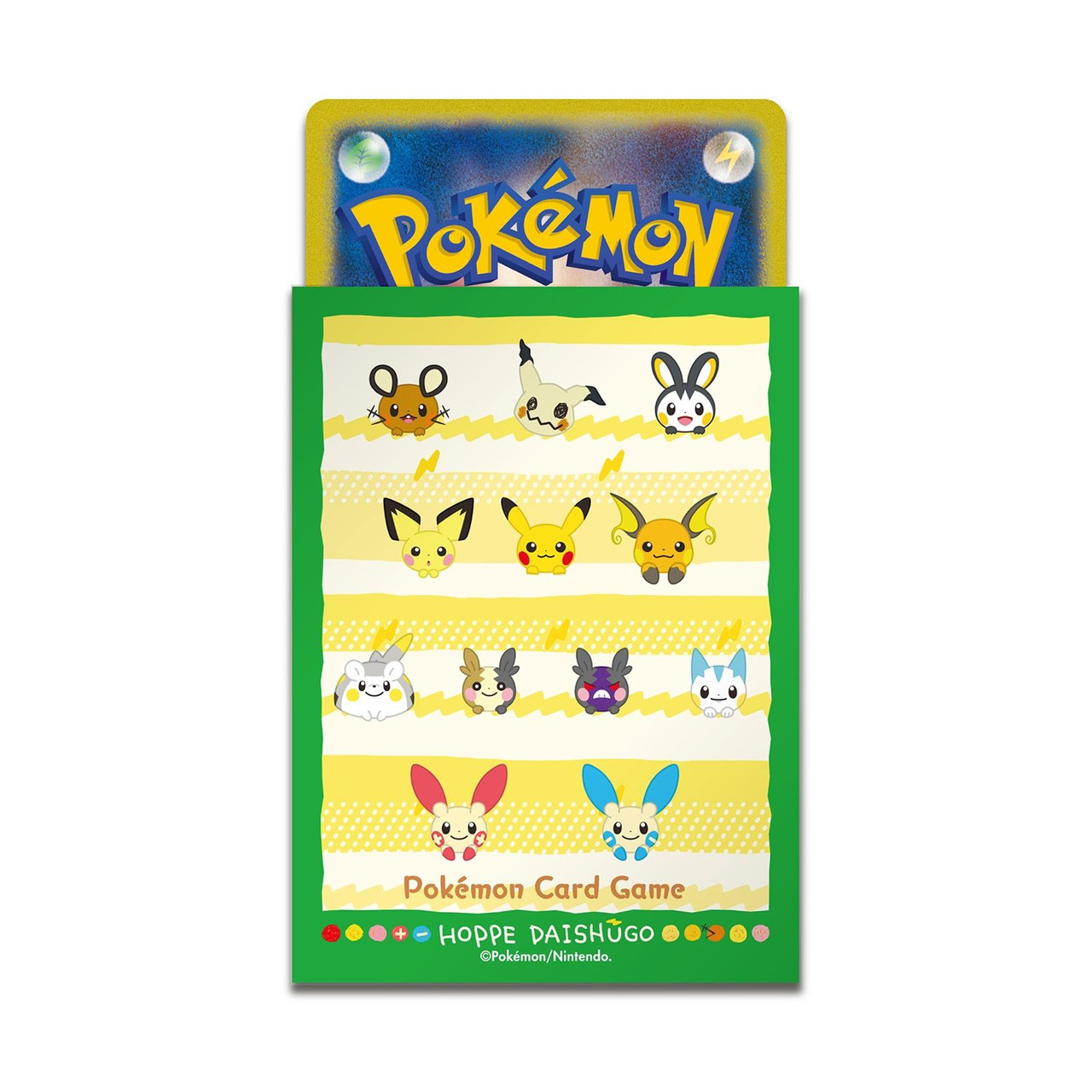 Pokemon Card Game TCG Deck Sleeves Hoppe Daishugo Blue