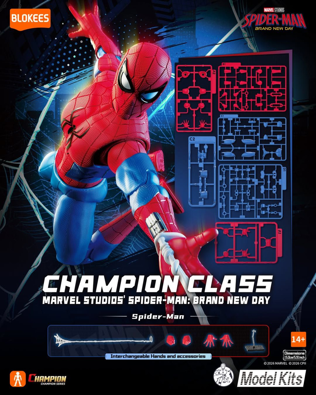 BLOKEES チャンピオン ライト スパイダーマン BND 4種 シークレット
