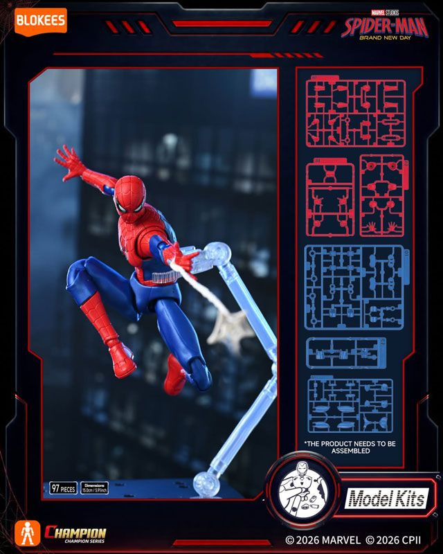 Champion Class CC13 Spider-Man Plastic Model (Spider-Man: Brand