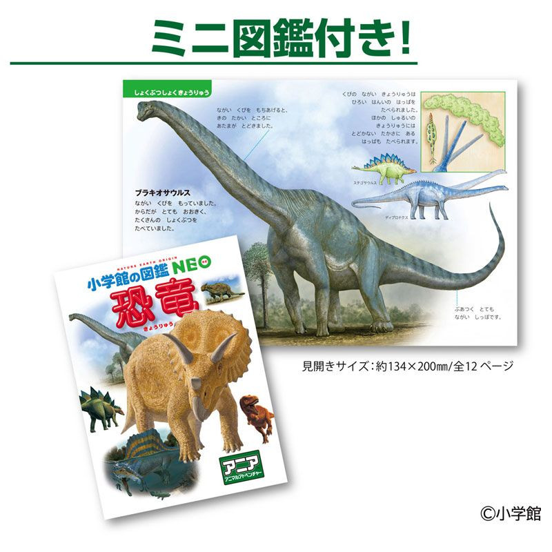 Ania Shogakukan's Encyclopedia Neo Dinosaurs w/ Mini Illustrated Guide