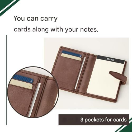 Raymay Fujii Da Vinci Roroma Mini Memo Holder A7 - Dark Brown