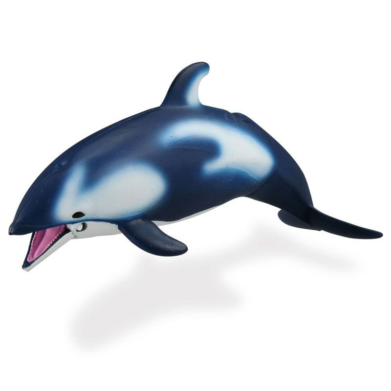 その他 koara Takara Tomy Ania AL-40 Pacific White-Sided Dolphin (w/diver) (floating